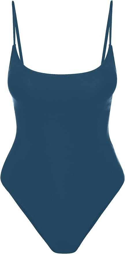 Narecte Sexy One Piece Bathing Suit for Women Tummy Control High Cut One Piece Swimsuit Womens | Amazon (US)