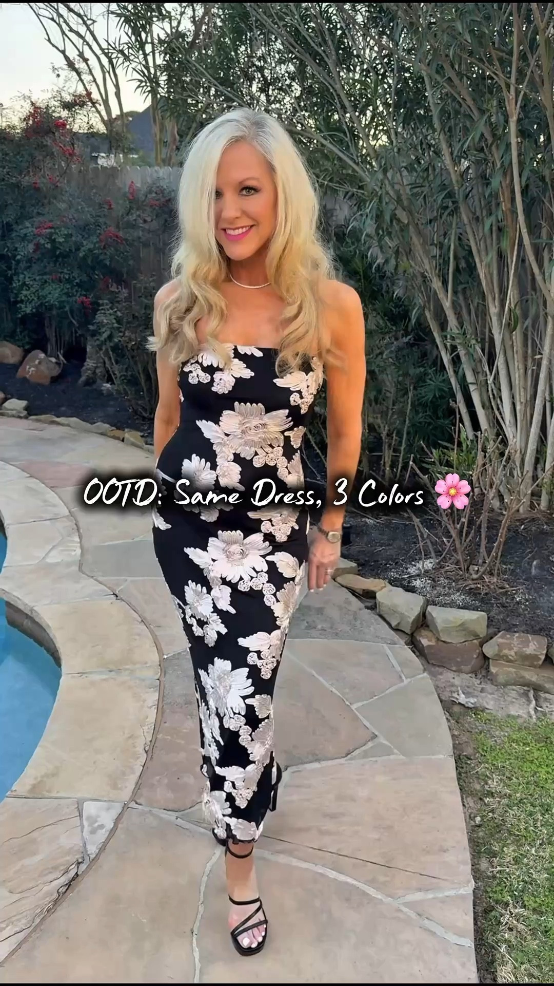 Which dress wins? Available in other colors too! I am 5‘4“, 113 pounds and wearing a size small (Shoes code: AMY15). ￼

#LTKootd #LTKWedding #LTKgrwm