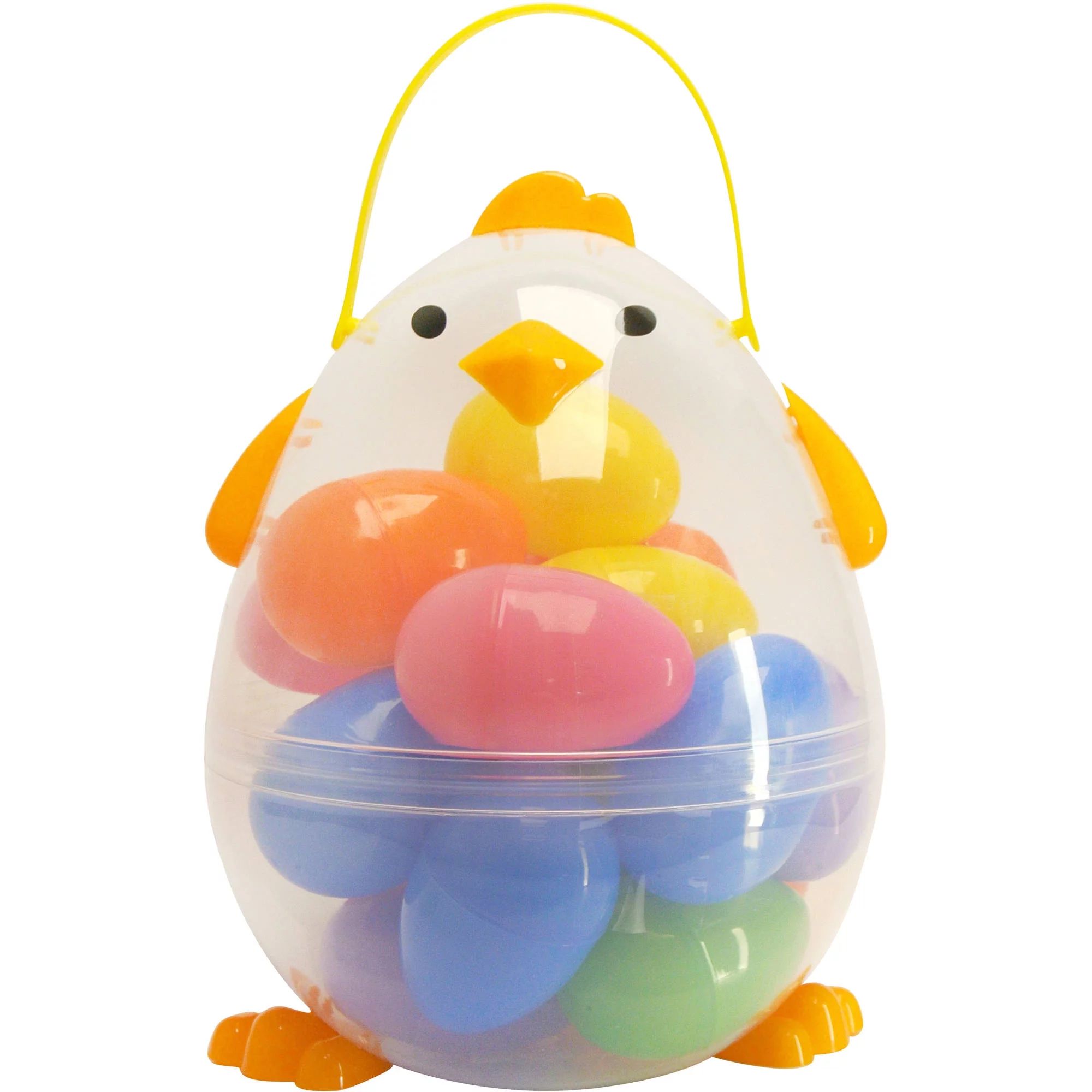 Easter 9.75" Chick Egg Carrier, Includes 18 Easter Eggs - Walmart.com | Walmart (US)