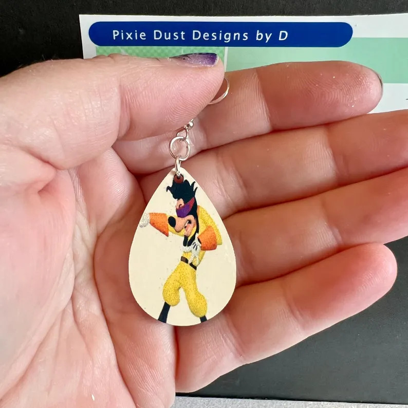 A Goofy Movie Inspired Jewelry: Powerline Max Earrings Sterling Silver - Etsy | Etsy (US)