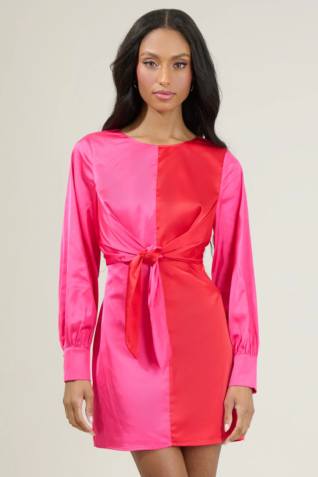 Karie Color Block Mini Dress | Sugarlips