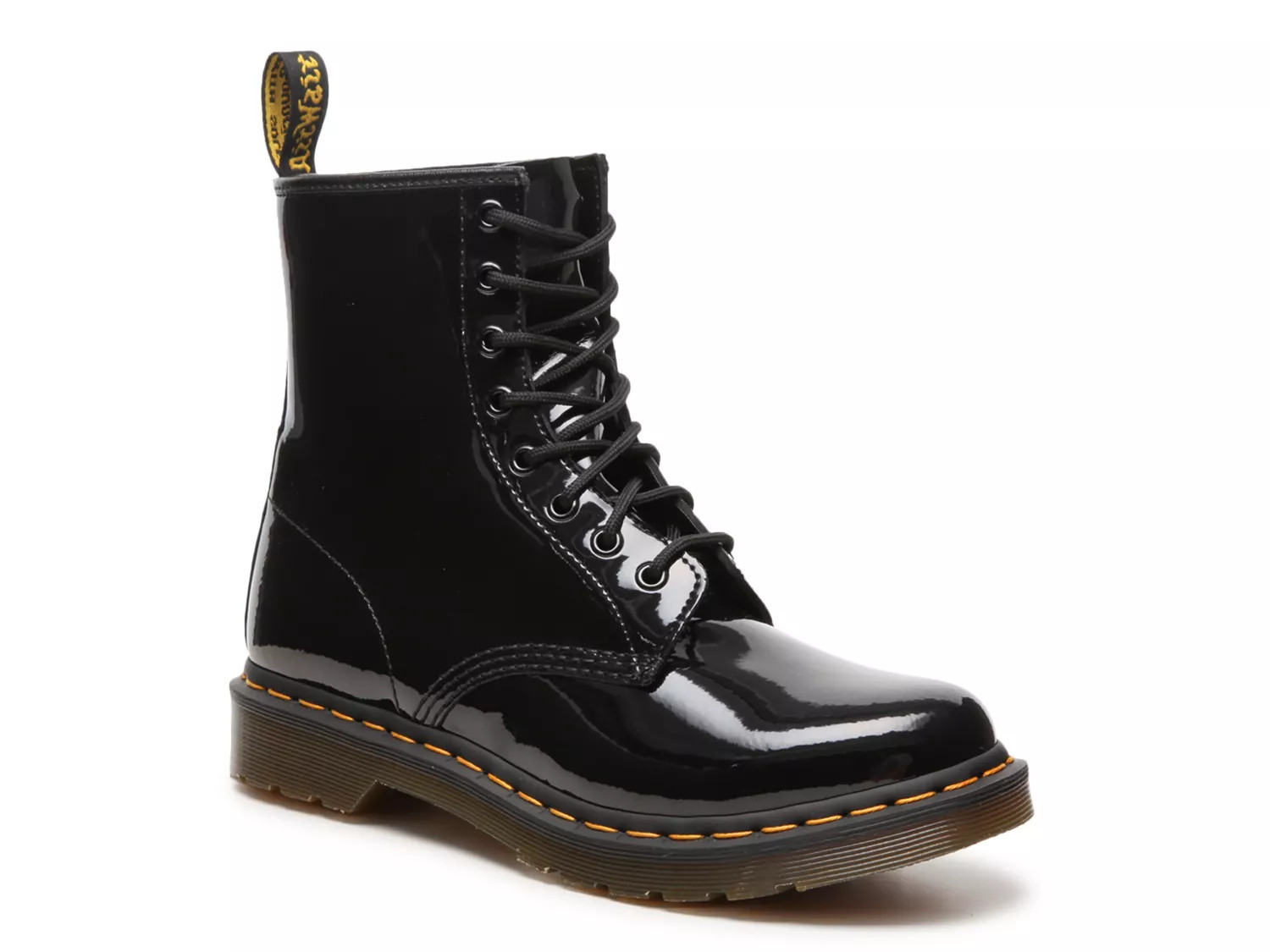 Dr. Martens 1460 Boot | Women's | Black Patent Leather | Size UK 3 / US 5 | Boots | DSW