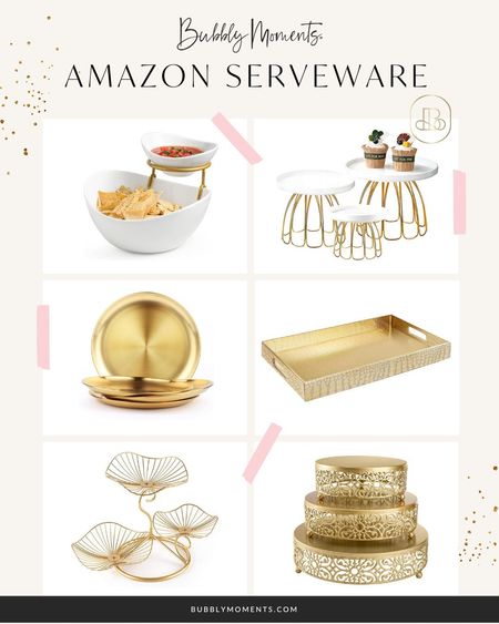 Upgrade your hosting game with these elegant Amazon serveware pieces! From stunning gold trays to chic dip bowls, these items add a touch of sophistication to any gathering. Swipe up to shop these must-have serveware essentials and make every meal a stylish affair! ✨🍽️ #LTKhome #AmazonFinds #Serveware #DiningDecor #HomeEntertaining #AmazonHome #KitchenInspo #TableSettings #HostessWithTheMostess #DinnerParty #ElegantDining #HomeEssentials #ServeInStyle #HomeStyling #LTKSeasonal #LTKsale #DiningRoomDecor #LTKfinds #TableDecor

#LTKhome #LTKstyletip #LTKfamily