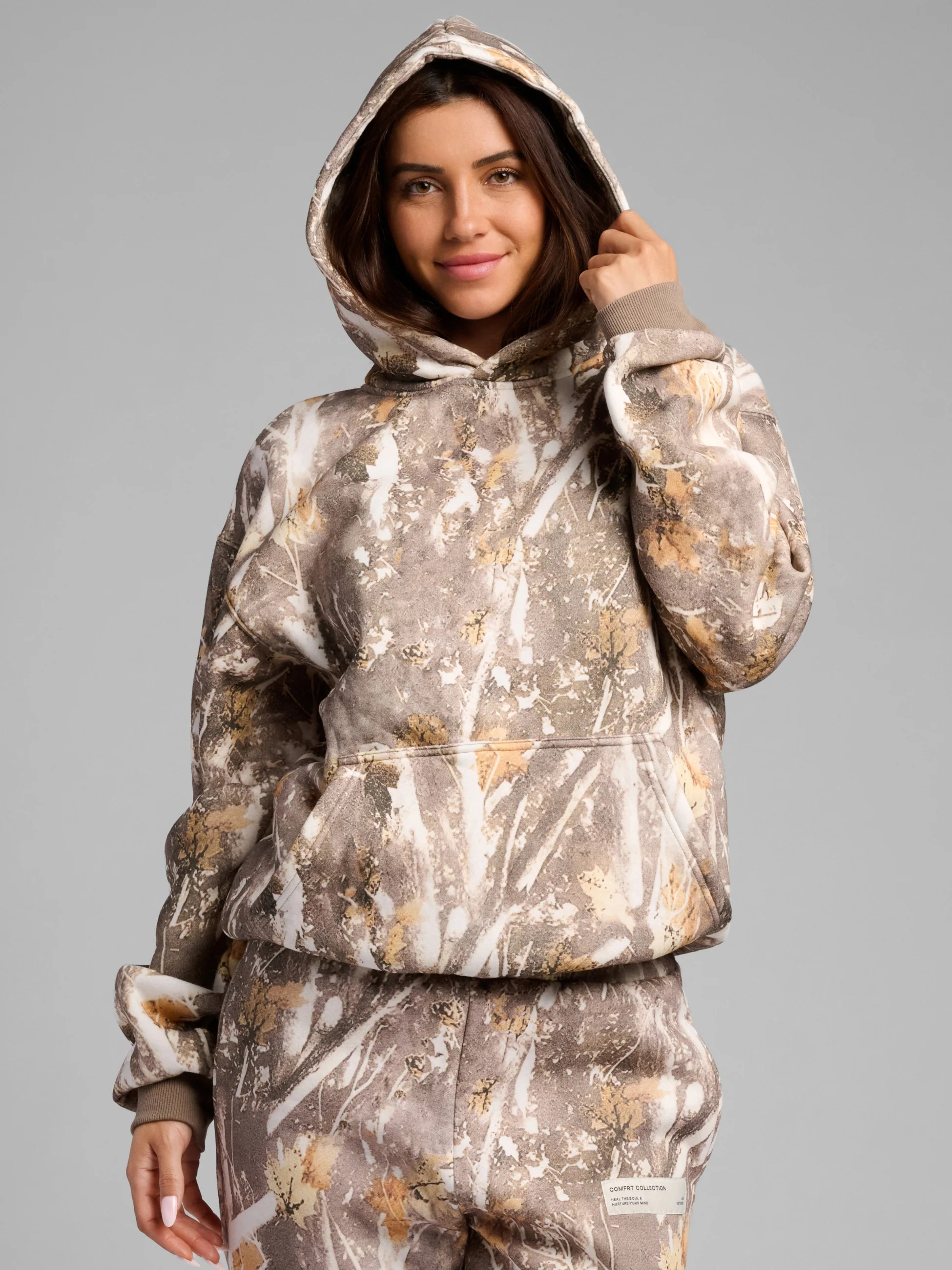Comfrt Camo Hoodie | Adirondack | Oversized | XS | Comfrt