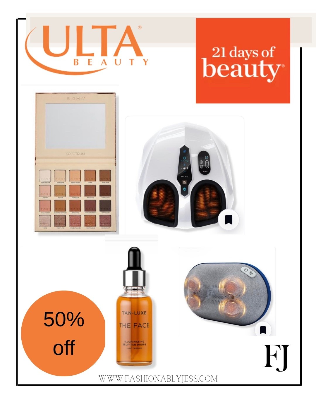 Ulta deals 50% off

#LTKgrwm #LTKOver40 #LTKBeauty
