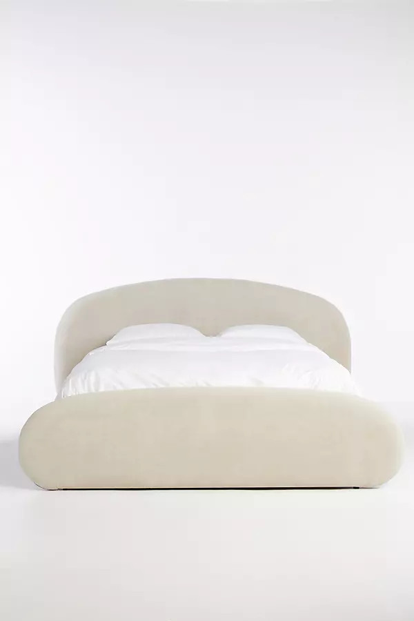 Opal Performance Velvet Pebble Bed | Anthropologie (US)