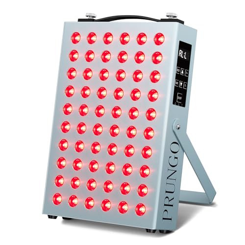 Red Light Therapy Device,RL-100, PrunGo 120W Red Light Therapy Device Panel with Adjustable Stand, 660nm 850nm Red Light Therapy (Blue) | Amazon (US)