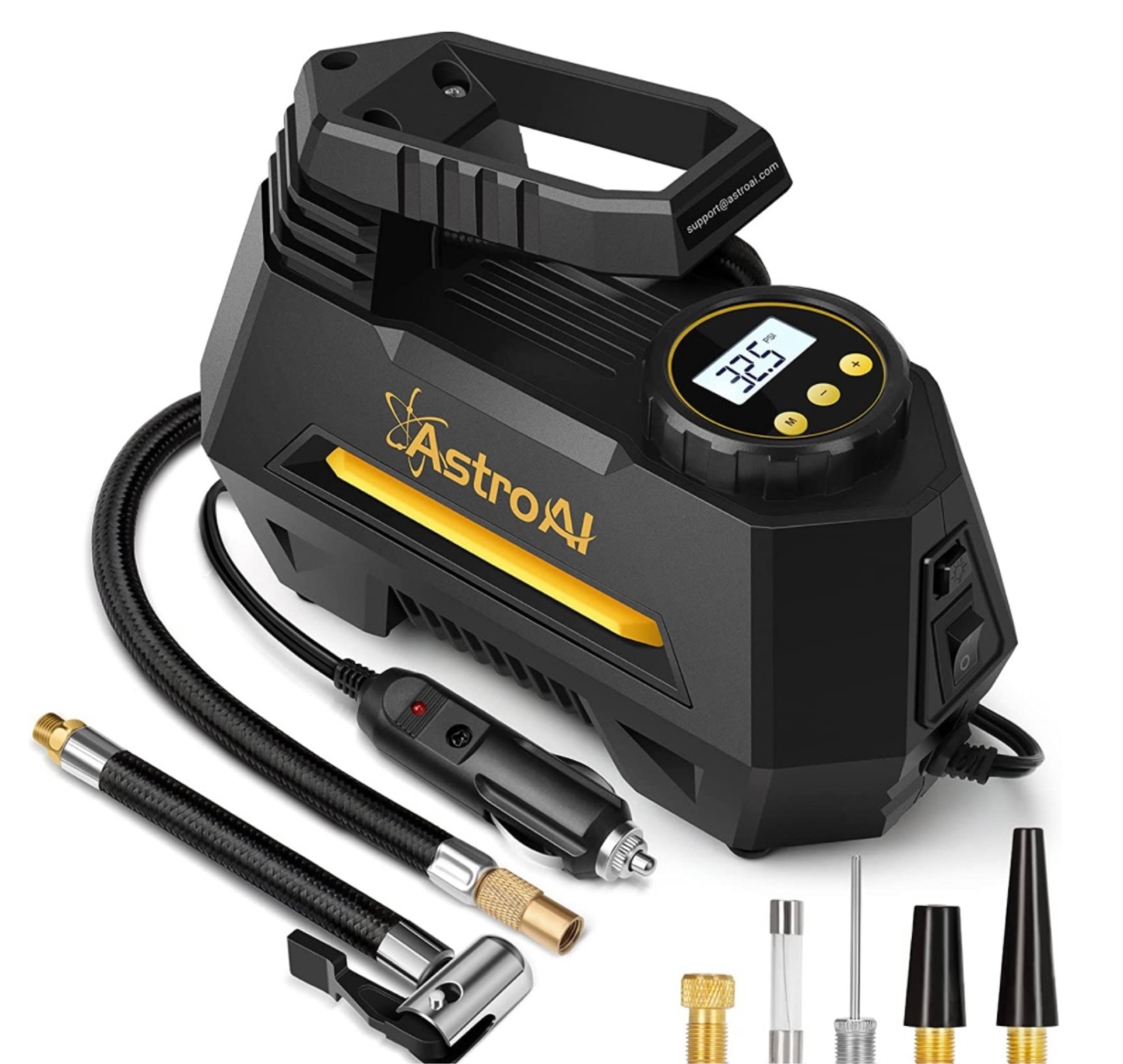 This Portable Tire inflator is my life saver! I keep it in my trunk always && It is so convenient and EASY! 
•
Shop this find && Follow me on Instagram at @nardinemarie for more products! 

#LTKU #LTKFind #LTKunder50