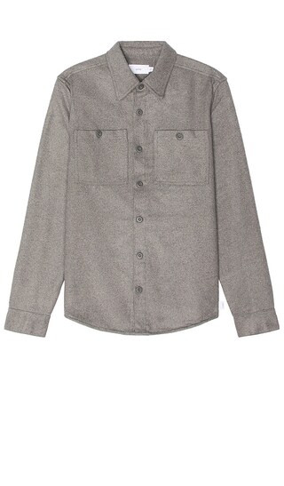 Essential Heavy Weight Overshirt in Charcoal | Revolve Clothing (Global)
