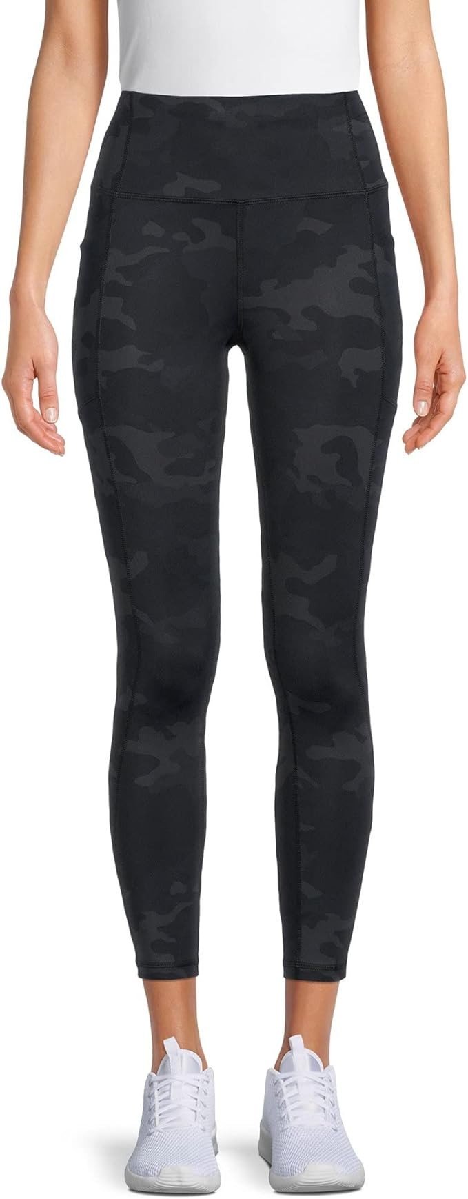 Avia Activewear Women's Crop Leggings with Side Pockets | Amazon (US)