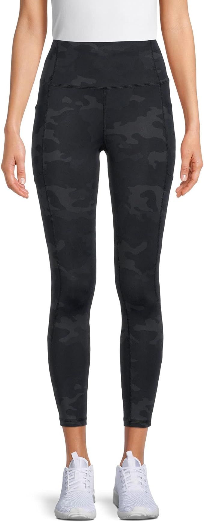 Avia Activewear Women's Crop Leggings with Side Pockets | Amazon (US)