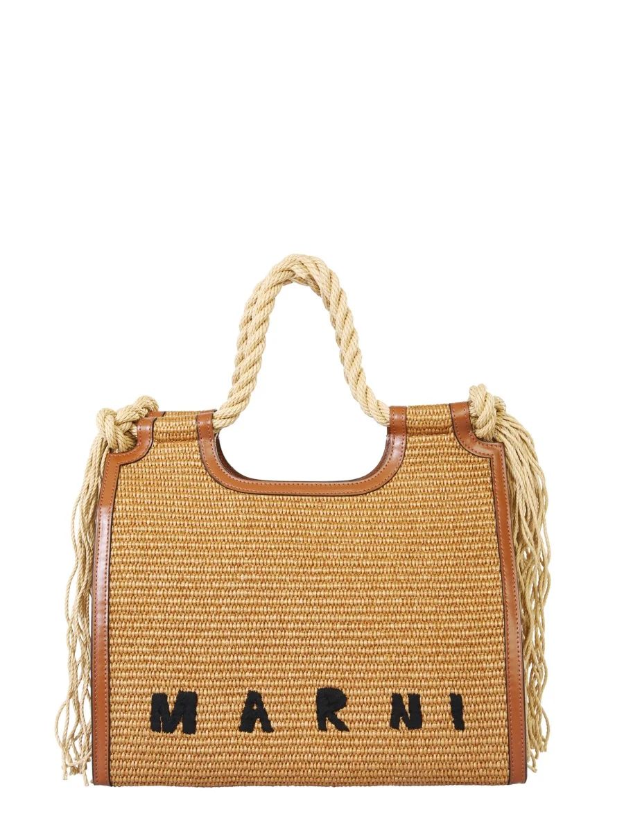 Marni Braided Handle Top Bag | Cettire Global