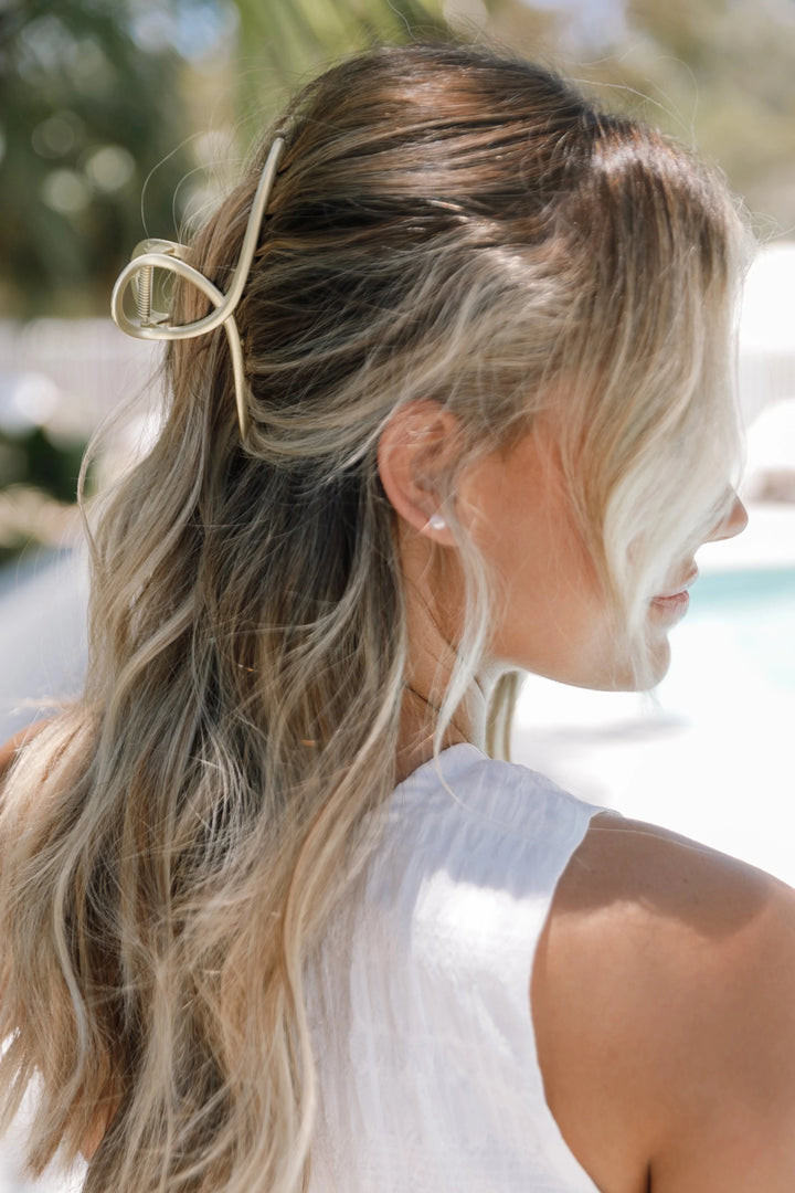 Linda Hair Clip - Gold | Petal & Pup (US)