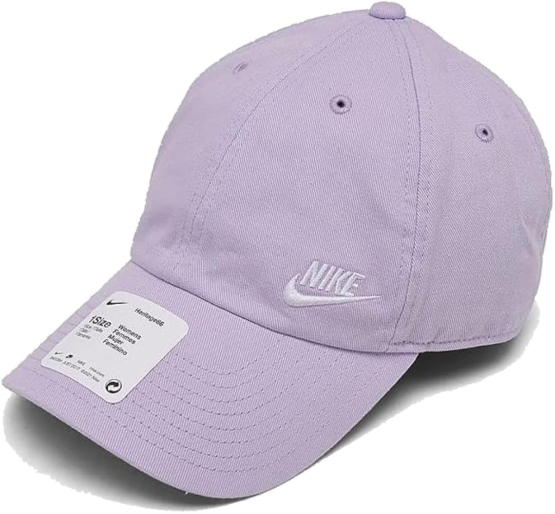 Nike Women's Sportswear Heritage86 Adjustable Hat, Oxygen Purple/White | Amazon (US)