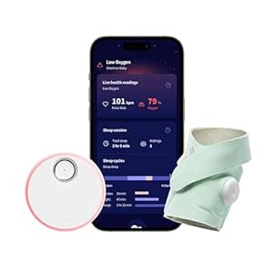 Dream Sock – Smart Wearable Baby Monitor, Infant Pulse Oximeter Tracks Oxygen & Heart Rate | Pa... | Amazon (US)