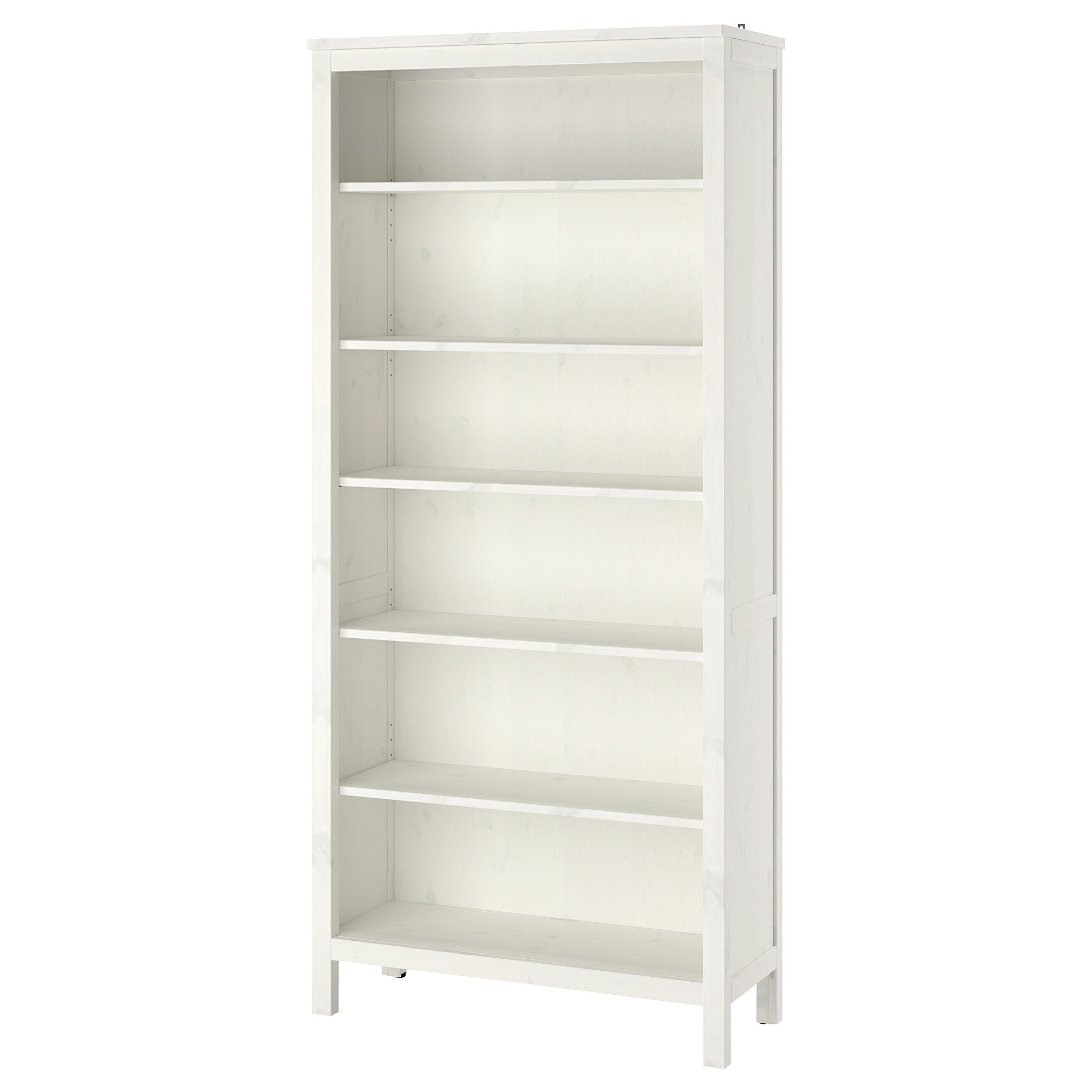 HEMNES Bookcase, white stain, 35 3/8x77 1/2 " | IKEA US