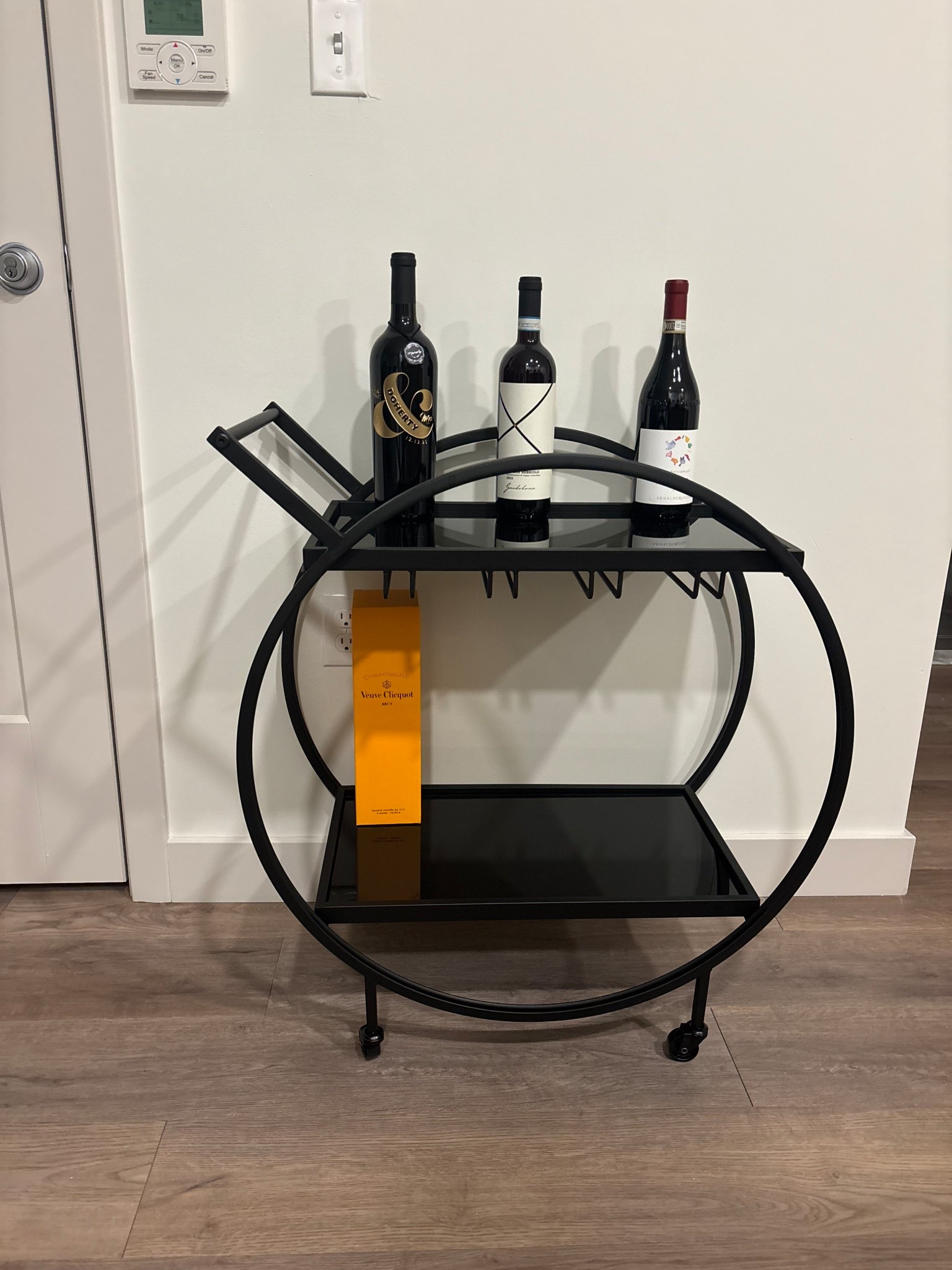 This bar cart was super easy to assemble and affordable. On sale, run!

Bar Cart
Wayfair 
Home Decor
Home Finds
Spring Finds

#LTKdayinmylife #LTKHome #LTKSeasonal
