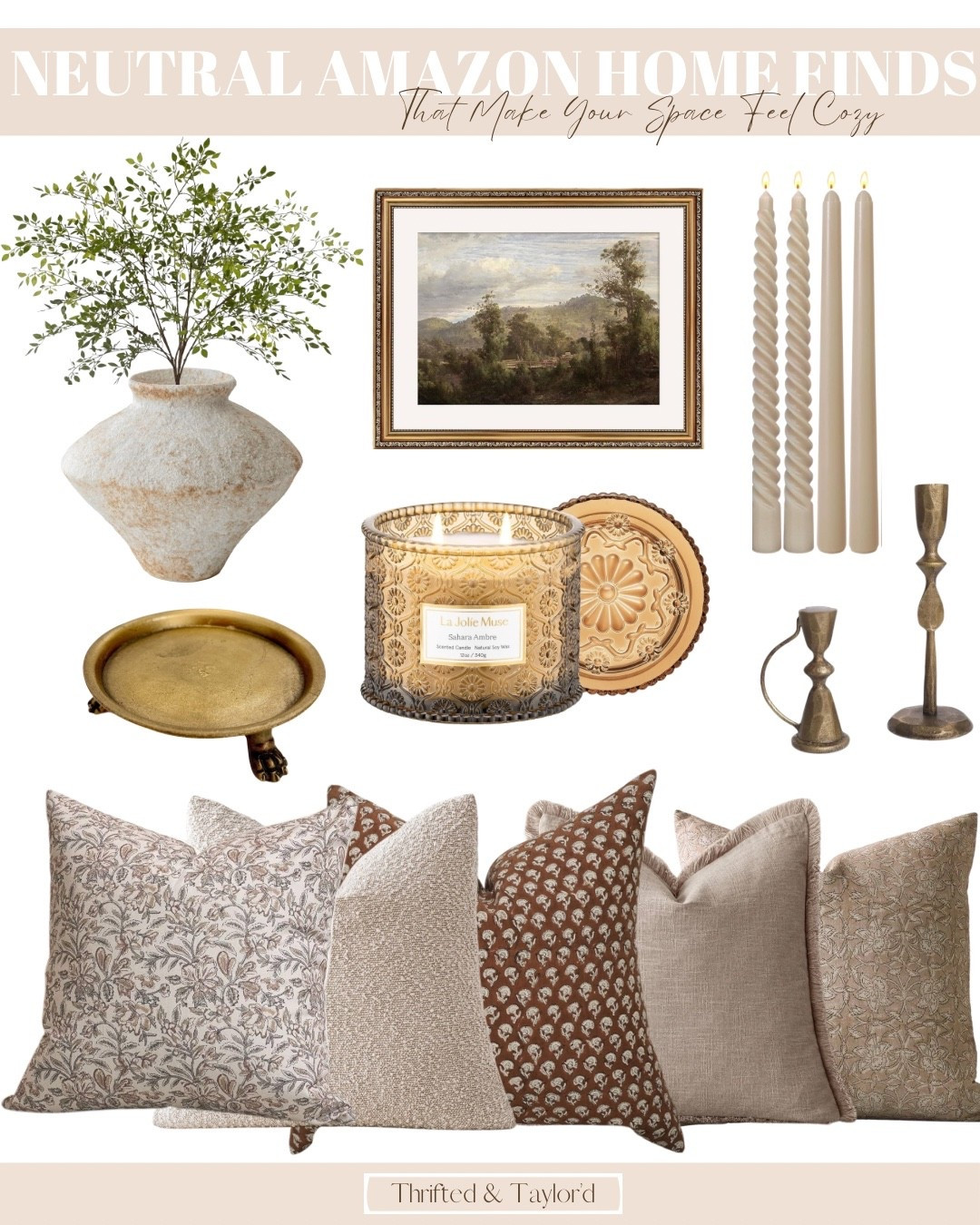 Cozy doesn’t have to be complicated. These neutral Amazon home essentials are some of my favorite ways to add warmth and comfort without overwhelming your space. Soft textiles, warm lighting, simple ceramics, and natural textures can completely change the feeling of a room in the most gentle way.
If you’re craving a home that feels calm, lived-in, and peaceful, these are the cozy essentials that help create that feeling. I rounded up neutral, timeless finds that blend beautifully into any style—so you can refresh your home with pieces you’ll love season after season. Everything is linked below! 

#LTKHome