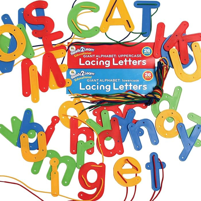READY 2 LEARN Lacing Letters, Upper & Lowercase | Amazon (US)