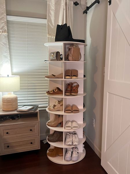 SpaceAid 7 Tier Rotating Shoe Rack Tower, Spinning Shoe Display Lazy Susan, Revolving 360 Shoe Rack Storage Round Carousel, Vertical Handbag Rotate Shoes Closet Organization (7-Tier White)

Home decor
Amazon finds
Storage solutions
Closet storage
Shoe storage
Purse storage 

#LTKhome #LTKshoecrush