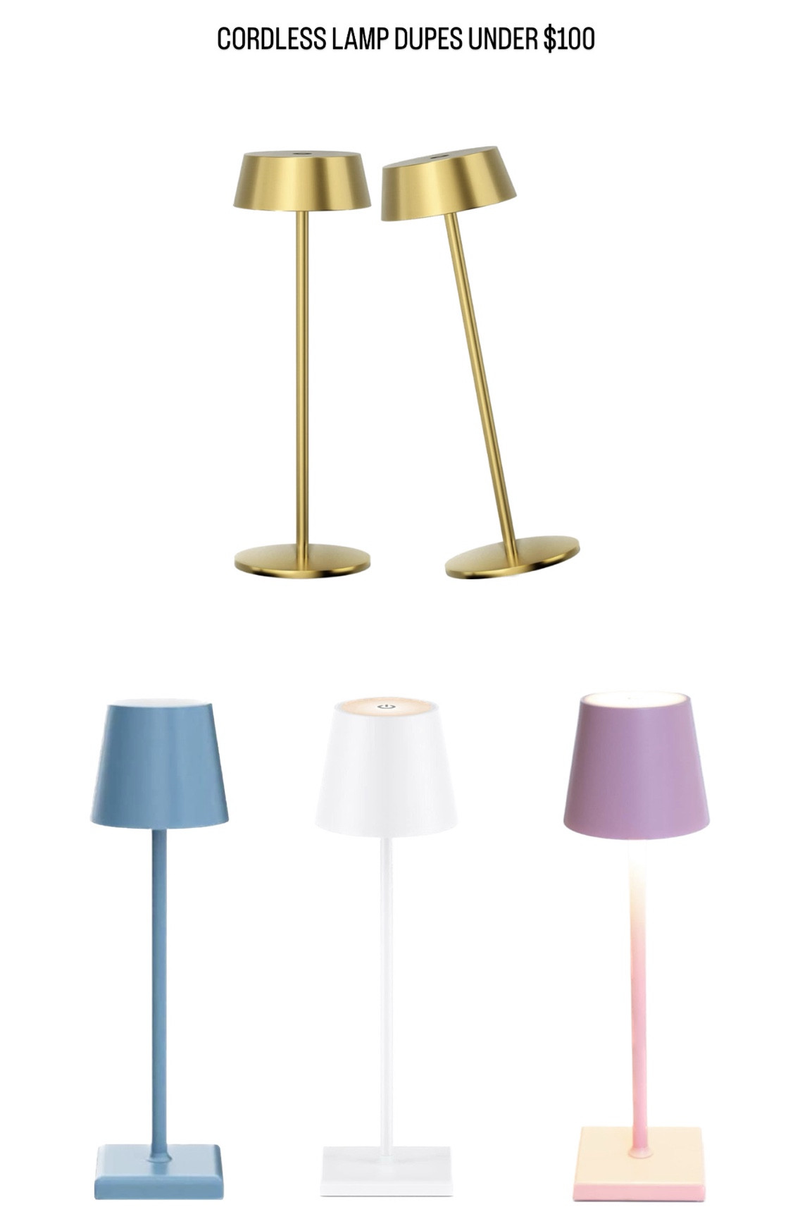 Cordless Lamps