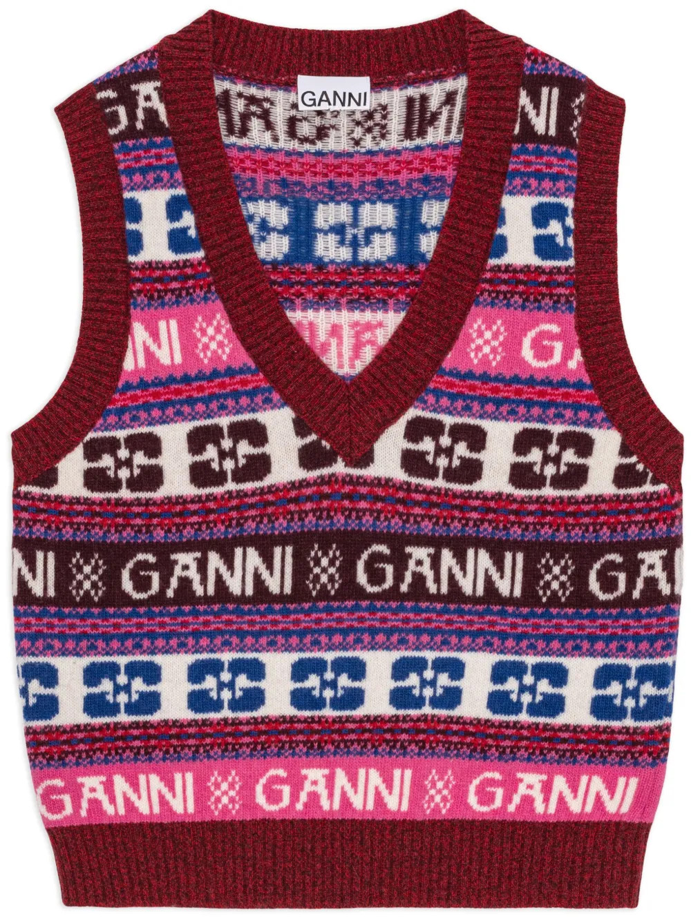 Fair Isle-intarsia sweater vest | Farfetch Global