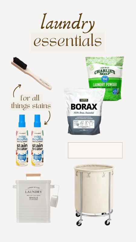 Laundry Essentials - Everything I use for laundry and stains

#LTKHome