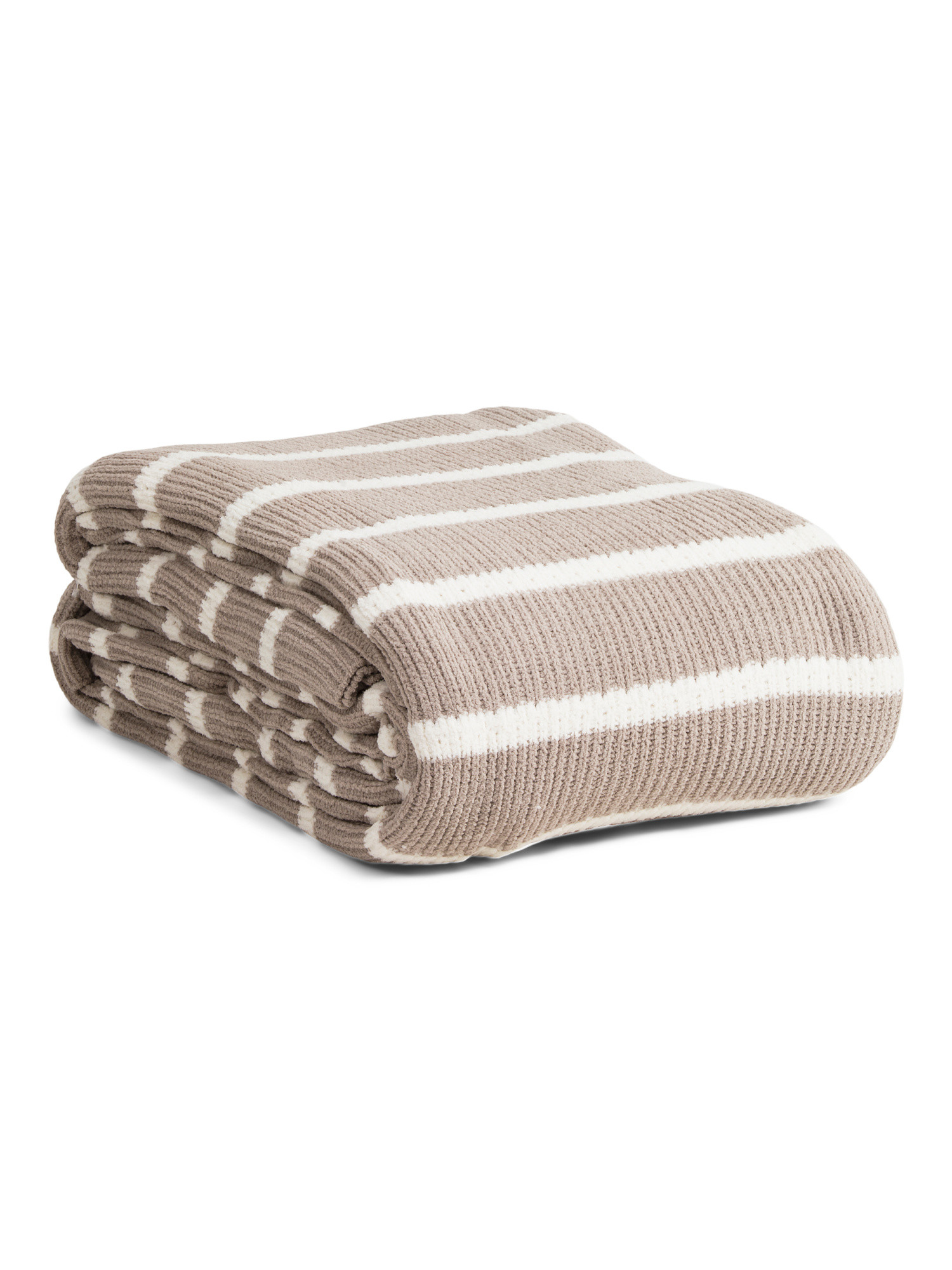 Yarn-dye Ribbed Knit Blanket | TJ Maxx