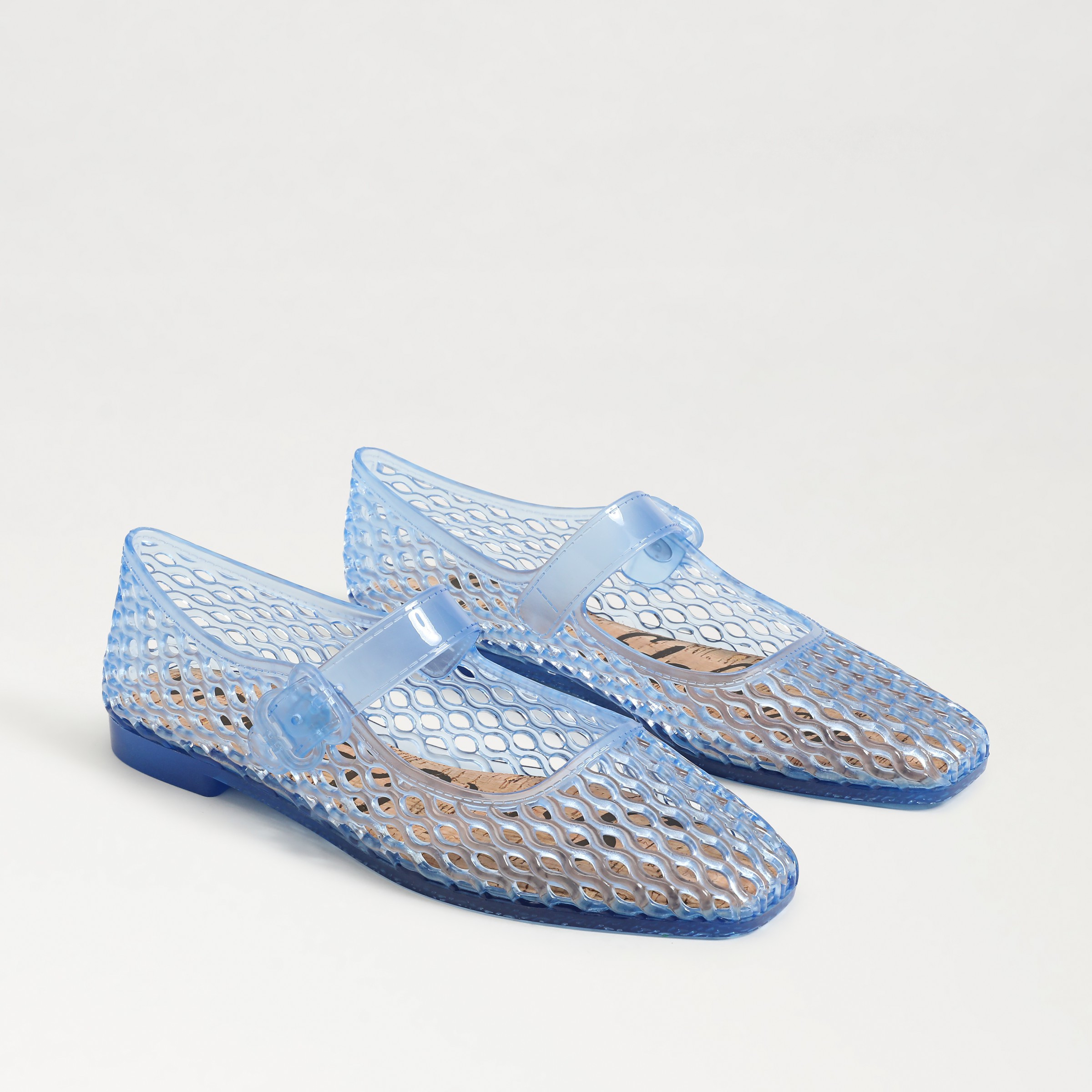 Sam Edelman Michaela Jelly Mary Jane Flat Soft Blue Jelly 8.0 | Sam Edelman CA