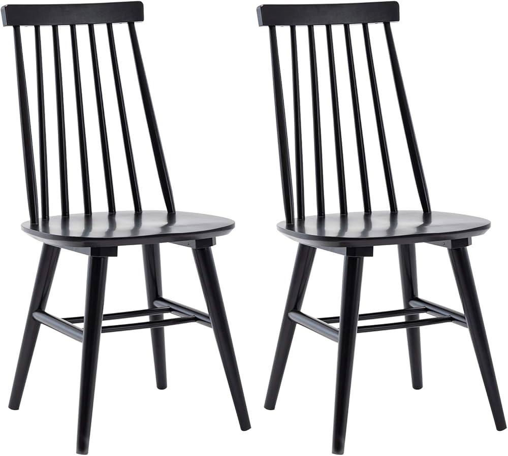 Duhome Dining Chairs Set of 2, Wood Dining Room Chairs Slat Back Kitchen Room Chair Windsor Chair... | Amazon (US)