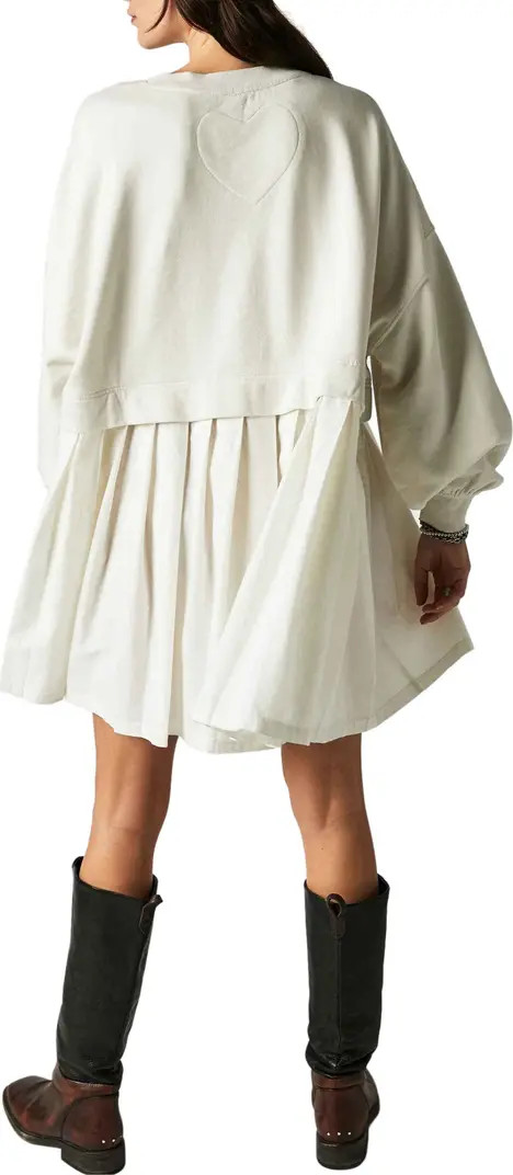 Free People Eleanor Layered Sweatshirt Minidress | Nordstrom | Nordstrom