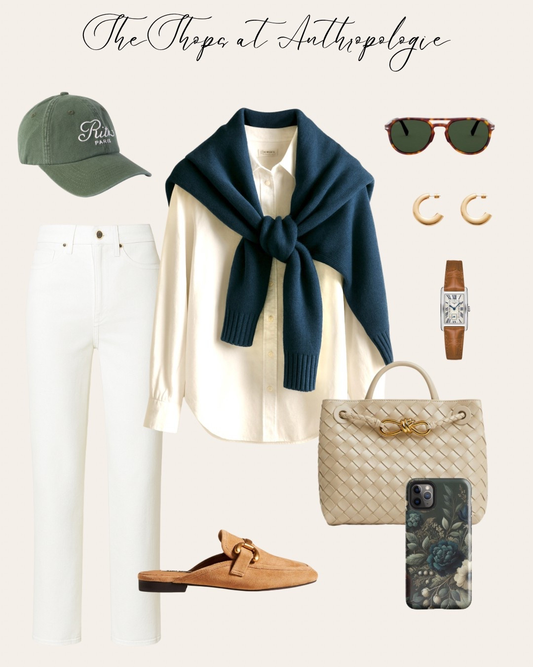 She dresses for the errand run like it’s a sport.
This old money casual look blends quiet luxury with laid-back elegance—perfect for coffee dates, Saturday shopping, or a spontaneous drive up the coast. A crisp white button-down, navy sweater draped over the shoulders, and tailored white jeans anchor the look with timeless polish, while the moody floral phone case adds that hint of feminine edge.

Style tip: Draping a sweater over your shoulders adds instant structure to a soft look and channels effortless European flair.

The phone cover is available exclusively at www.petalumecovers.com, and all other outfit details are linked below on LTK.

#quietluxury #oldmoneyaesthetic #capsulewardrobe #europeaninspiredstyle #neutralstyle #petalumestyle #elevatedcasual #floralphonecase #classicoutfitinspo #ltkfashionfinds

#LTKStyleTip #LTKItBag #LTKOver40