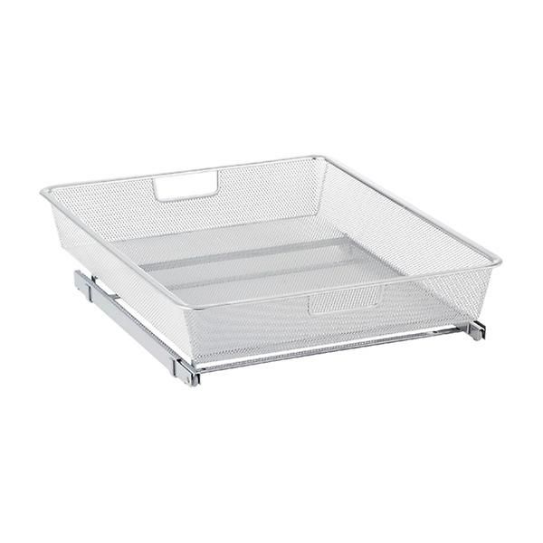 Elfa Medium 3-Runner Mesh Easy Glider Platinum | The Container Store