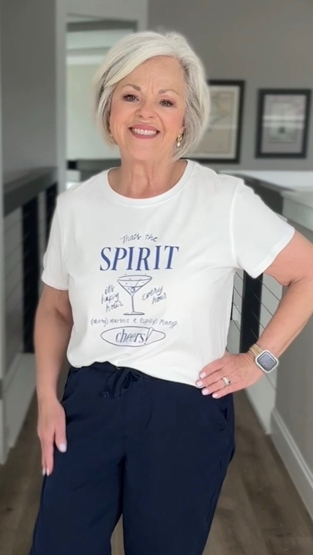 Comfortable yet cute Friday outfit! 🩵

Mature, affordable fashion! @kohls 

#LTKOver40 #LTKspringtrends #LTKootd