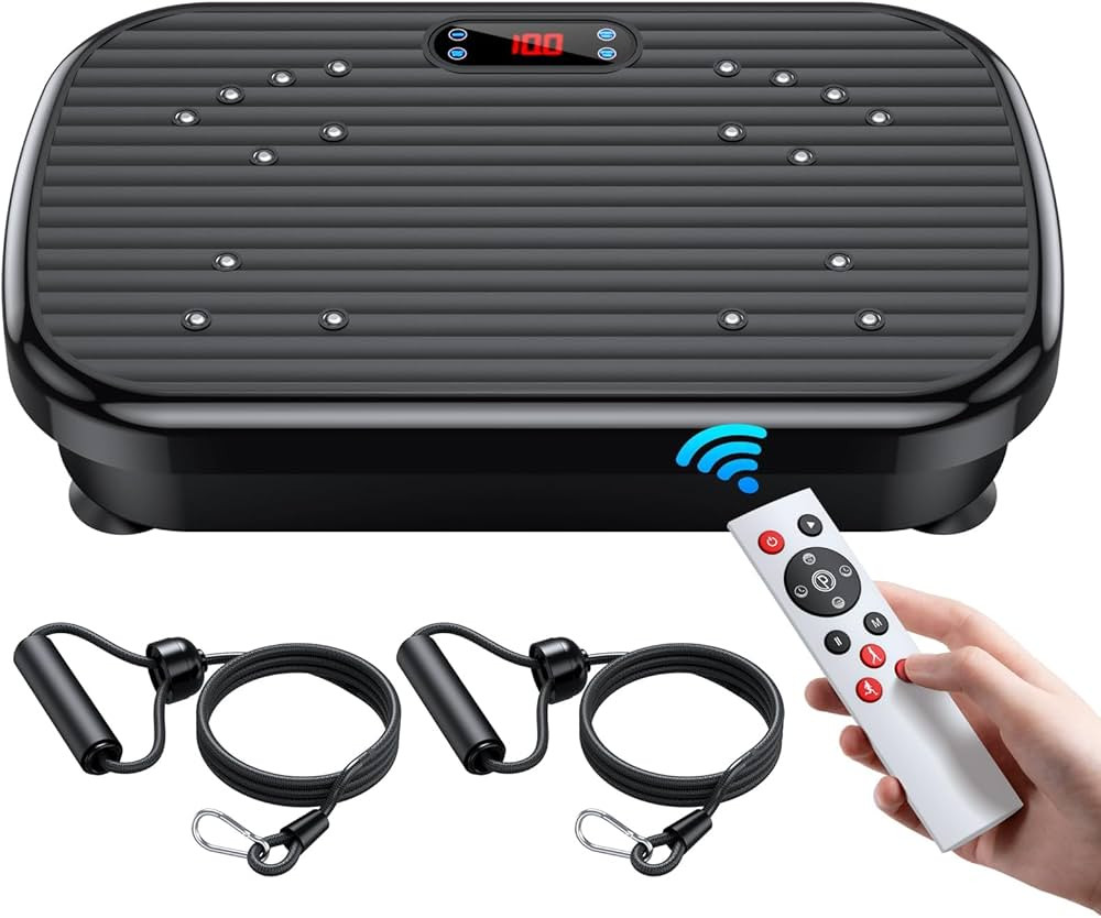 Vibration Plate Exercise Machine, Vibration Plate for Lymphatic Drainage 330 Lbs Capacity Whole B... | Amazon (US)