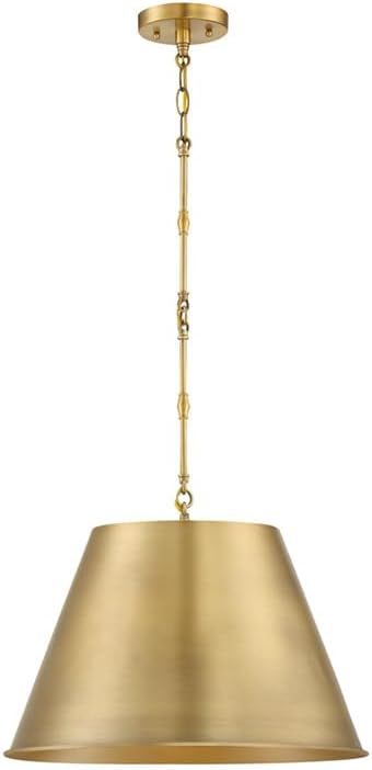 Savoy House 7-231-1-322 Alden 1-Light Pendant in Warm Brass Finish (19" W x 13" H) | Amazon (US)