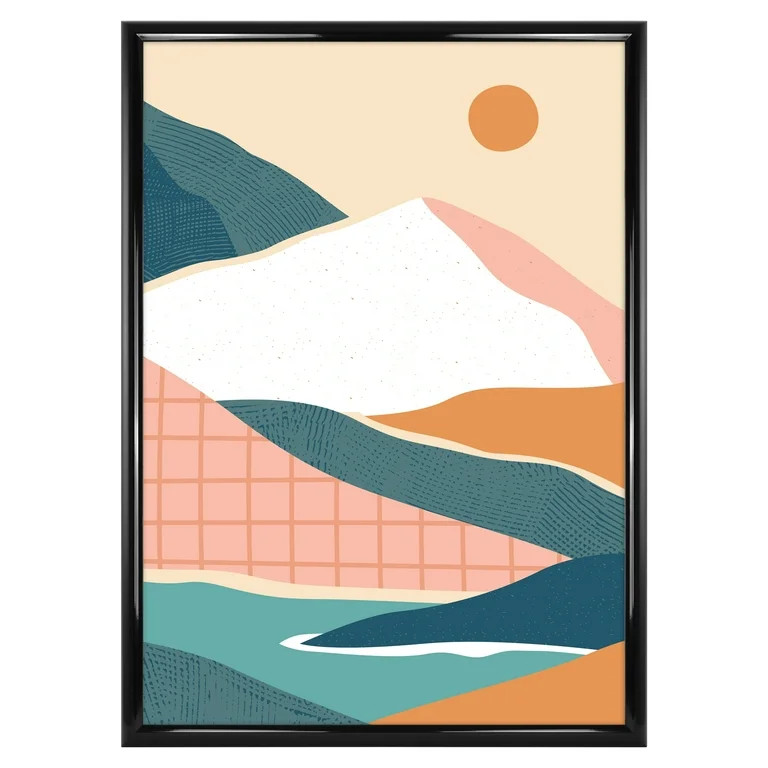 Mainstays 20x28 Rounded Black Poster Picture Frame - Walmart.com | Walmart (US)