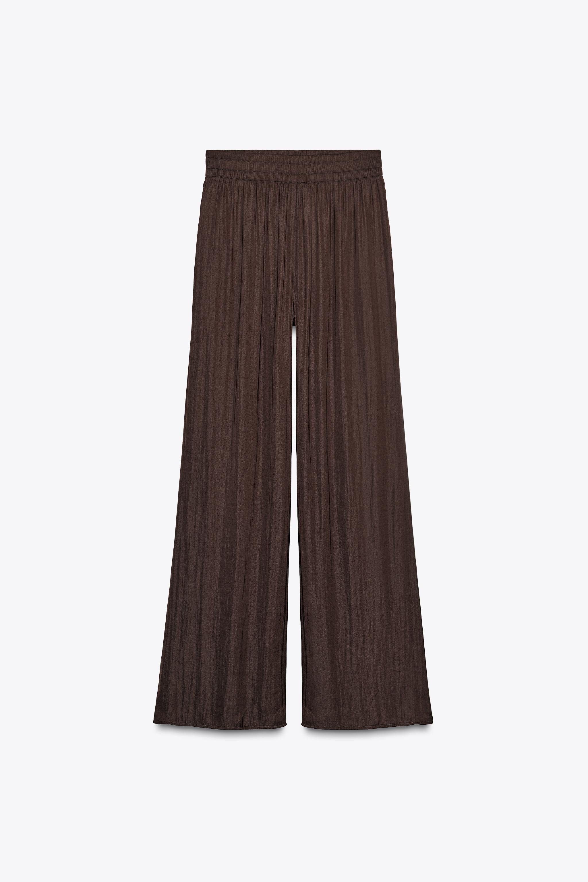 WIDE FLOWING TROUSERS | Zara UK