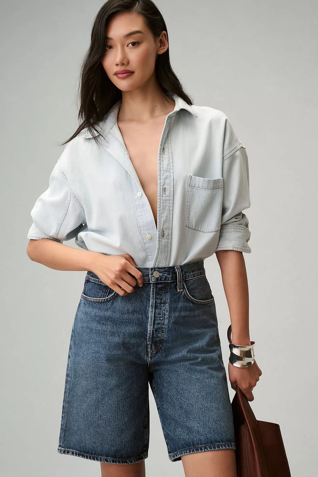 AGOLDE Risha Denim Shorts | Anthropologie (US)