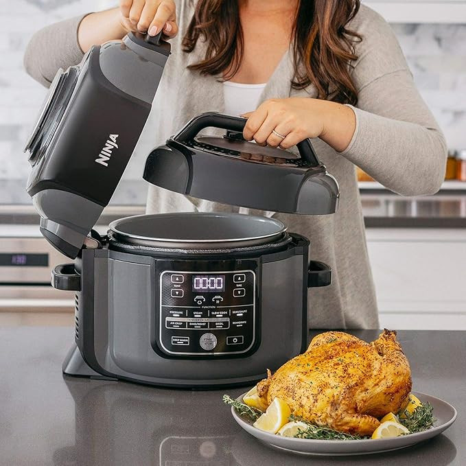 Ninja OP305 Foodi 6.5 Quart Pressure Cooker That Crisps, Steamer & Air Fryer with TenderCrisp Tec... | Amazon (US)