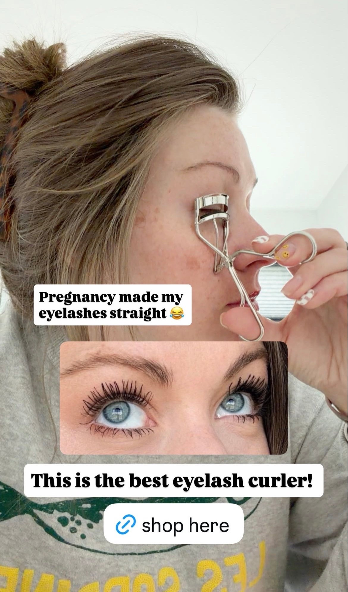 Pregnancy made my eyelashes straight!! This is the BEST lash curler

#LTKBaby #LTKBump #LTKBeauty