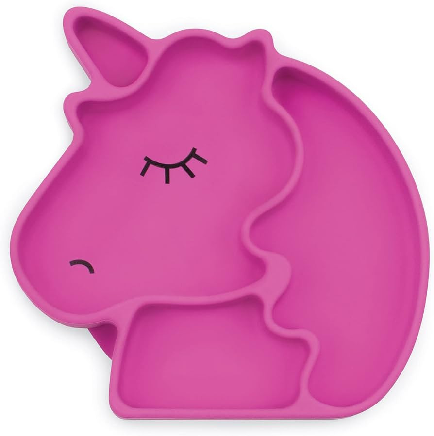Bumkins Toddler and Baby Suction Plate, Silicone Divided Grip Dish, Babies and Kids, Baby Led Wea... | Amazon (US)