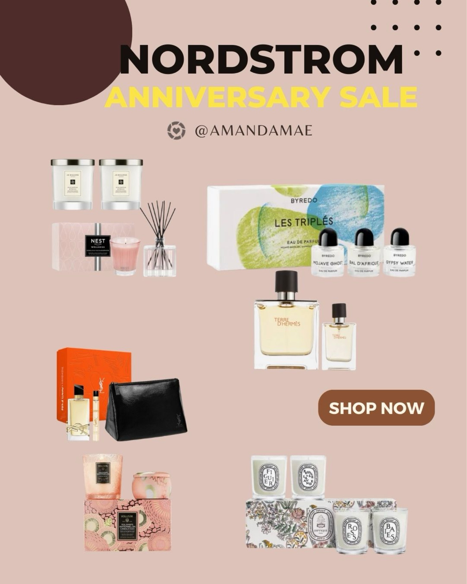 Fragrance at Nordstrom anniversary sale 
Candles at Nordstrom anniversary 
Nordstrom sale perfumes 
Diptyque, byredo, Jo Malone, NEST

#LTKBeauty #LTKxNSale #LTKSummerSales