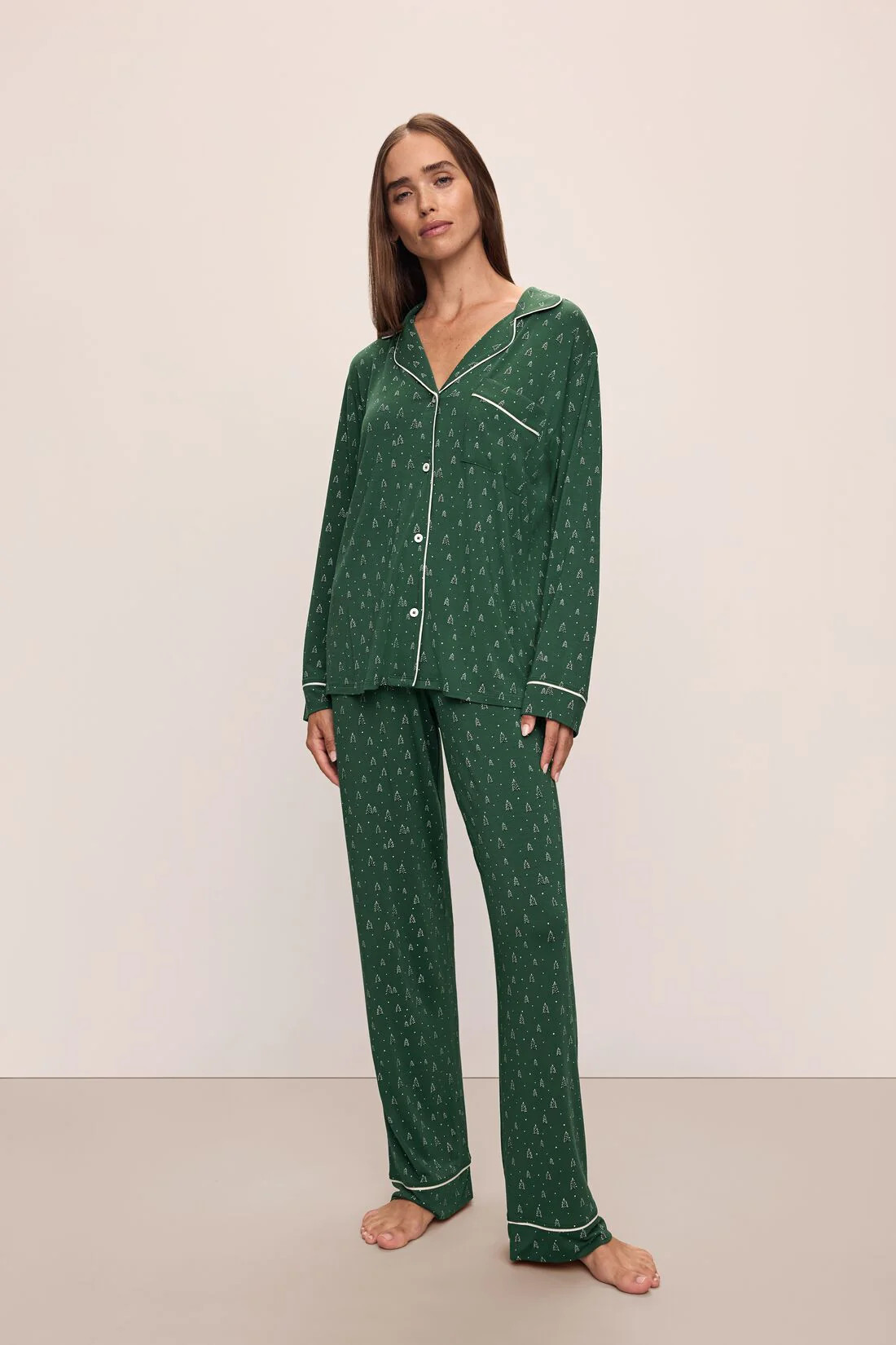Gisele Printed TENCEL™ Modal Long PJ Set | Eberjey