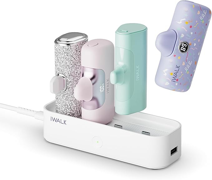 iWALK Charger Station for Portable Charger 4500mAh, 4800mAh, 5000mAh Power Bank for iPhone Chargi... | Amazon (US)