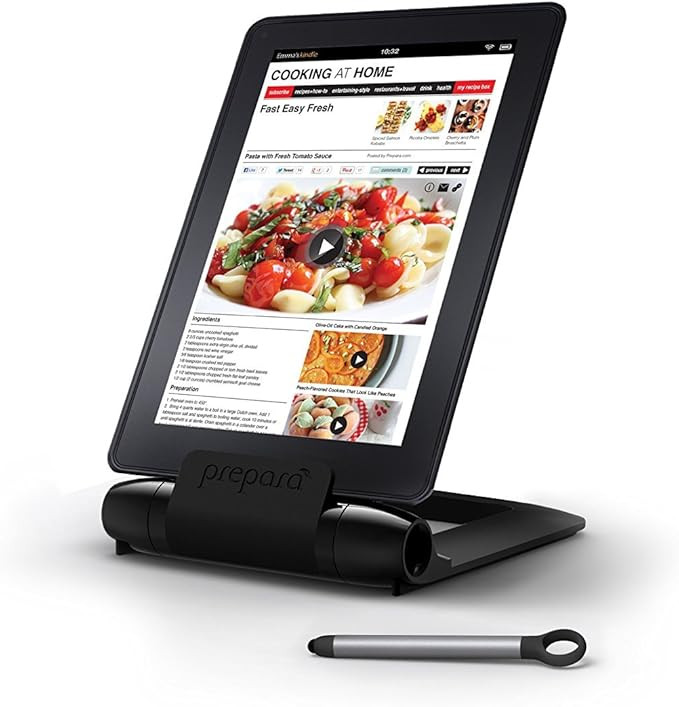 Prepara, Black iPrep Adjustable Stand for phones, tablets, e-readers, Large | Amazon (US)