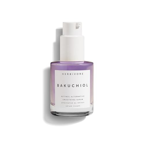 HERBIVORE Bakuchiol Retinol Alternative Face Serum REGULAR STRENGTH - Bakuchiol + Peptides, Smooths Skin, Reduces Fine Lines & Wrinkles, Plant-based, Vegan, Cruelty-free, 30mL / 1 oz | Amazon (US)