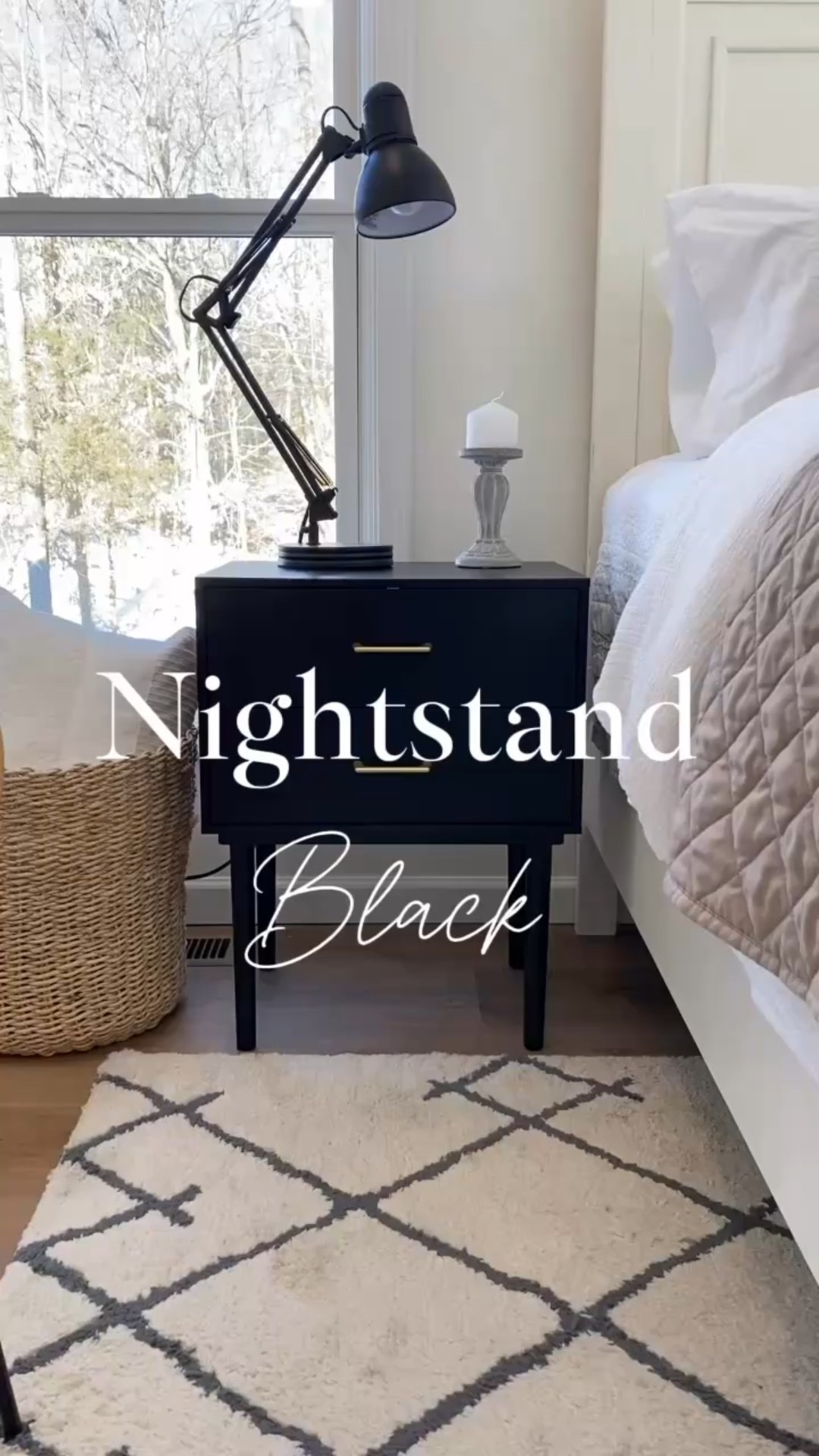 Gorgeous night stands  Which do you like. Study, good height and drawers  

#LTKHome #LTKStyleTip #LTKFindsUnder100