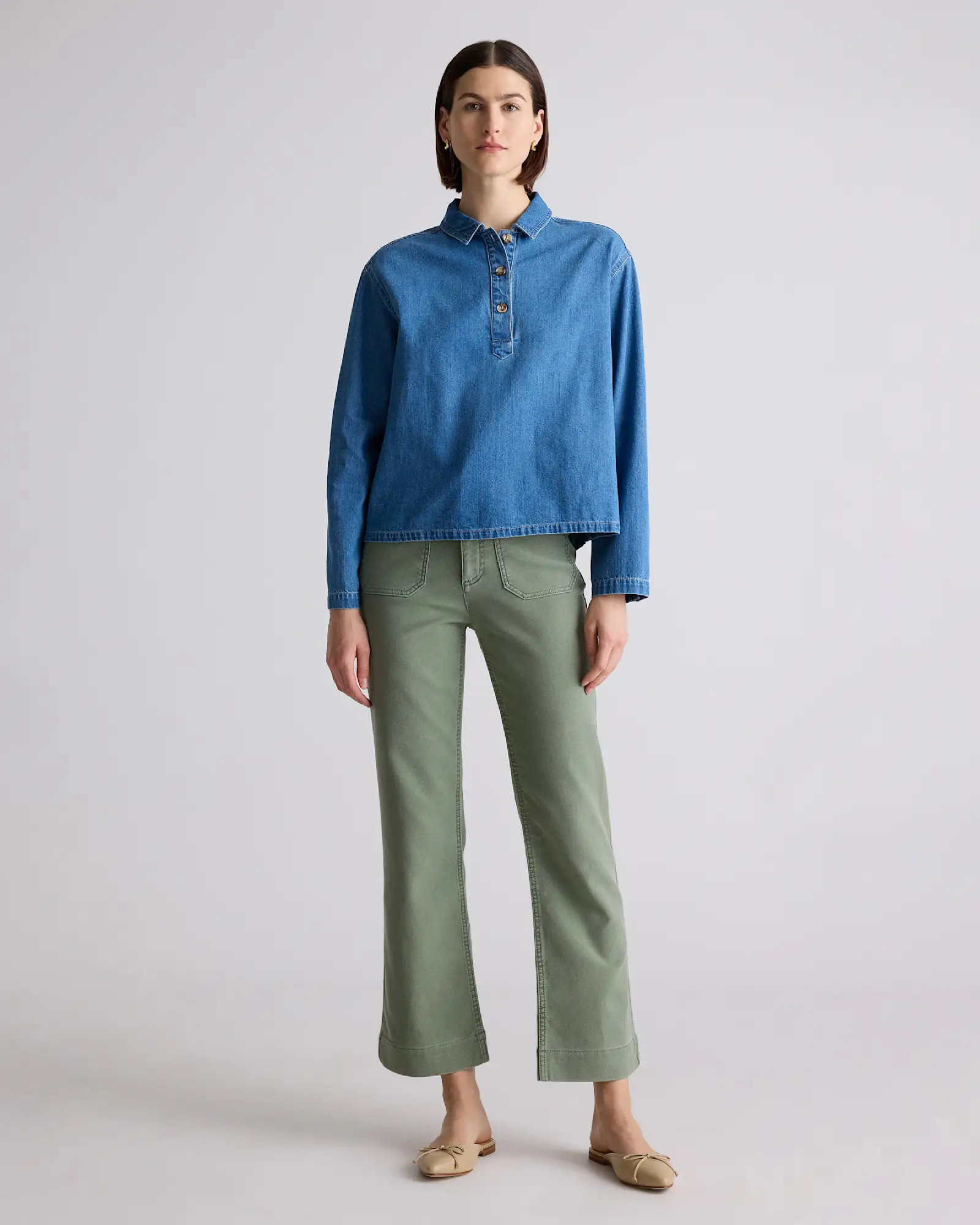 French Terry Wide Leg Pants | Quince