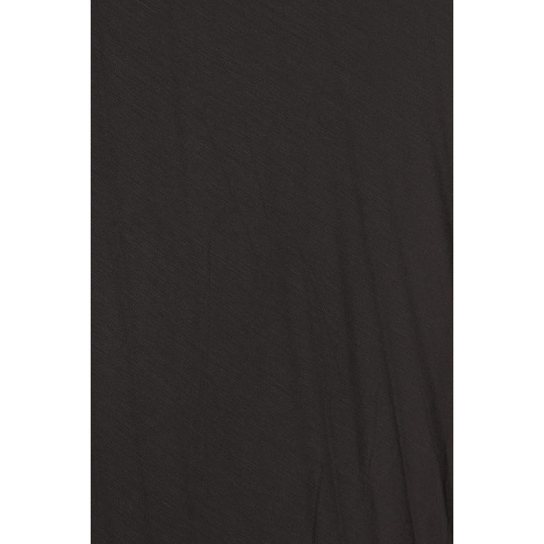 Women's Long Sleeve Draped Neck Open Front Waist Length Solid Cardigan | Walmart (US)
